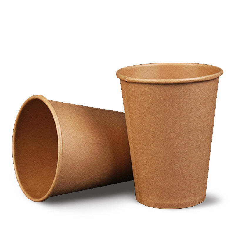 Paper Coffee Cup Disposable Paper Cup With Lid Cover